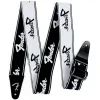 Ремень для гитары Fender Strap 2" Weighless Running Logo Black/White (229406)