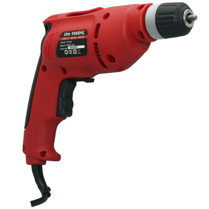 Дрель Vitals Master Um 1045HL, 450W, 0–2800об/мин, патрон 10mm (43110V) изображение 4