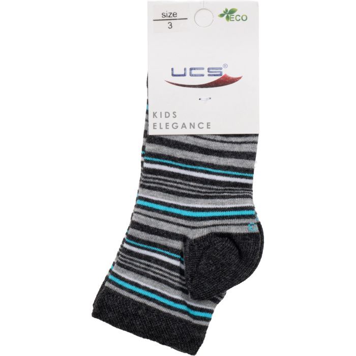 Носки детские UCS Socks в полоску (M0C0101-1223-3-darkgray)