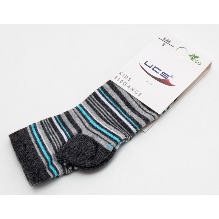 Носки детские UCS Socks в полоску (M0C0101-1223-3-darkgray) изображение 2