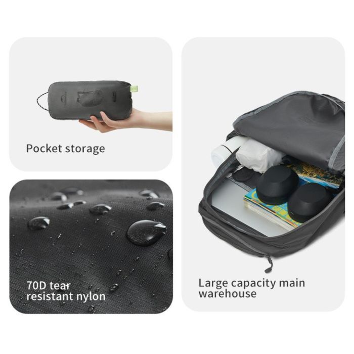 Рюкзак туристический Naturehike компактний CNK2450XB026, 20 л, блакитний (6927595785430) изображение 9