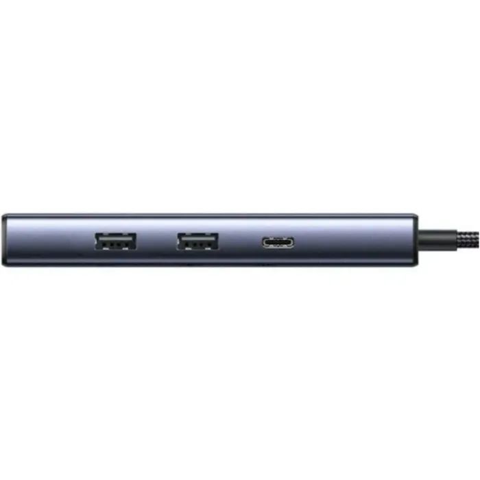 Концентратор Ugreen USB-C 6-in-1 2xUSB-A + 1xUSB-C PD100W + DisplayPort 4K60Hz + 1xRJ45 1000Mbps black (75643) зображення 3