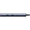 Концентратор Ugreen USB-C 6-in-1 2xUSB-A + 1xUSB-C PD100W + DisplayPort 4K60Hz + 1xRJ45 1000Mbps black (75643) зображення 3