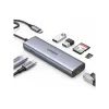 Концентратор Ugreen USB-C 6-in-1 2xUSB-A + 1xUSB-C PD100W + DisplayPort 4K60Hz + 1xRJ45 1000Mbps black (75643) зображення 5
