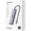 Концентратор Ugreen USB-C 6-in-1 2xUSB-A + 1xUSB-C PD100W + DisplayPort 4K60Hz + 1xRJ45 1000Mbps black (75643) зображення 6