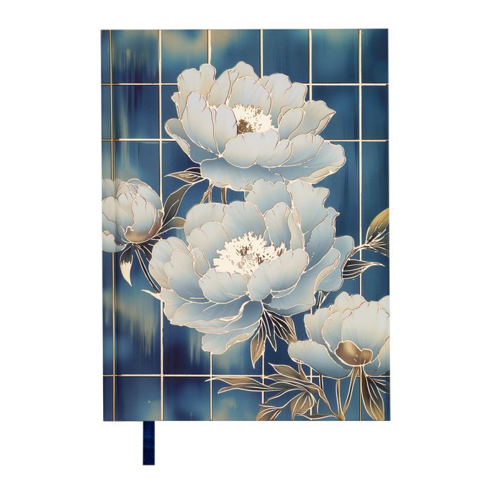 Тижневик Buromax недатований PEONY, A5, блакитний 336 сторінок (BM.20170-14)