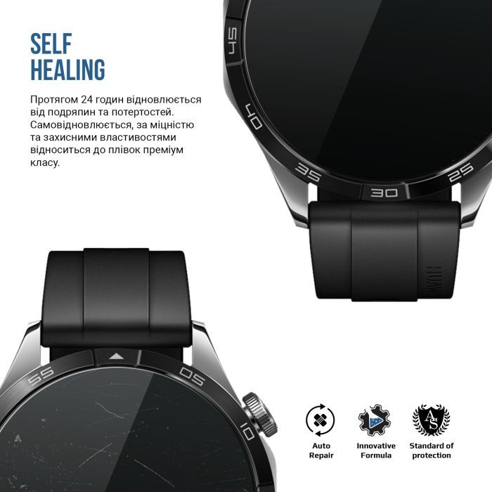 Пленка защитная Armorstandart Matte hydrogel Huawei Watch GT 4 46mm 6 pcs (ARM92066) изображение 3