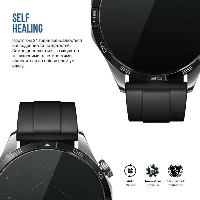 Пленка защитная Armorstandart Matte hydrogel Huawei Watch GT 4 46mm 6 pcs (ARM92066) изображение 3