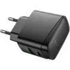 Зарядное устройство HOCO CS61A 1xUSB-C PD30W + 1xUSB QC3.0 black (6942007638425) изображение 3