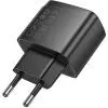 Зарядное устройство HOCO CS61A 1xUSB-C PD30W + 1xUSB QC3.0 black (6942007638425) изображение 4