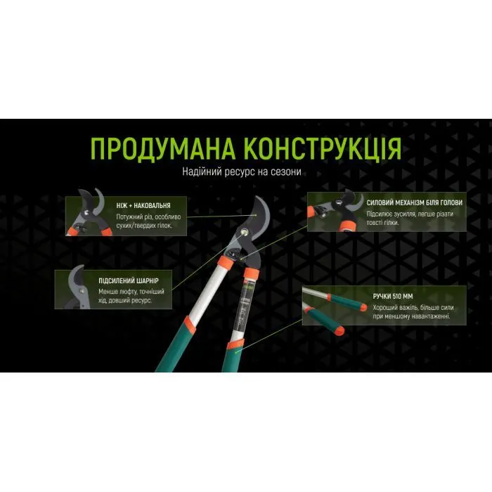 Секатор Alloid Pro, 510мм (LS-103510) зображення 10