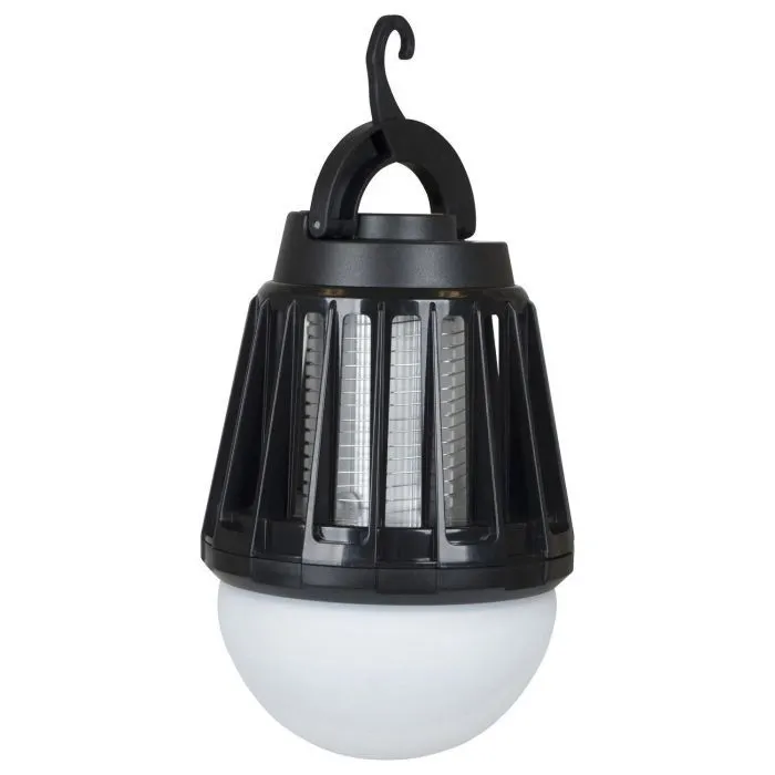Фонарь Bo-Camp + знищувач комах Atom WP Rechargable 180 Lumen Black (5818804) (DAS303870)