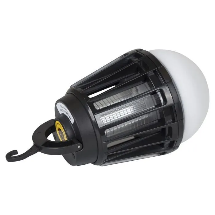 Фонарь Bo-Camp + знищувач комах Atom WP Rechargable 180 Lumen Black (5818804) (DAS303870) изображение 3
