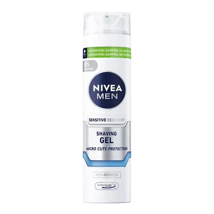 Гель для бритья Nivea MEN Sensitive Recovery Shaving Gel 200 мл (5900017061122)