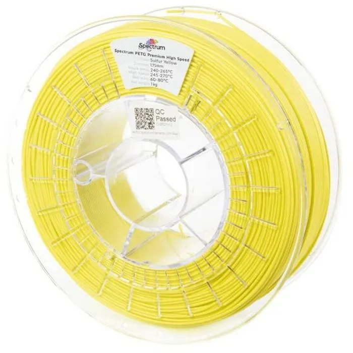 Пластик для 3D-принтера Spectrum PETG Premium HS 1.75mm 1kg Yellow, Sulfur (81547)