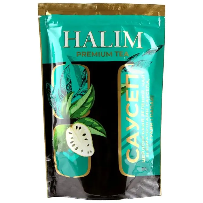 Чай Halim зеленый листовой "Саусеп" 80 г (4820229040948)