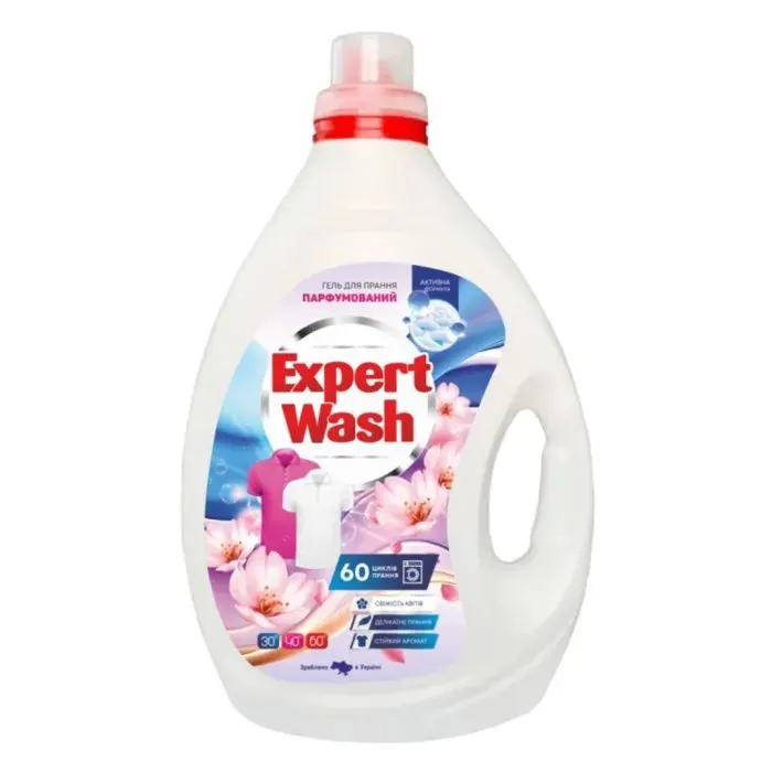 Гель для стирки Expert Wash Парфюмированный Свежесть цветов 3 л (4820197122172)