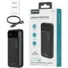 Батарея універсальна Choetech 20000mAh, 22.5W, PD, QC/3.0, Black (B729-ACBK) зображення 3