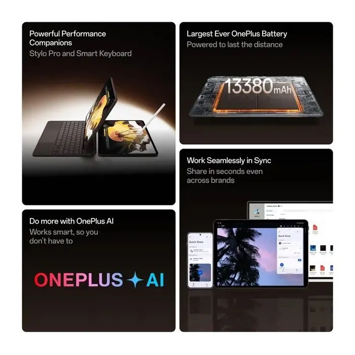Планшет OnePlus Pad 4 13.2" 12/256GB Wi-Fi Sage Mist (OPP412256SM) зображення 7
