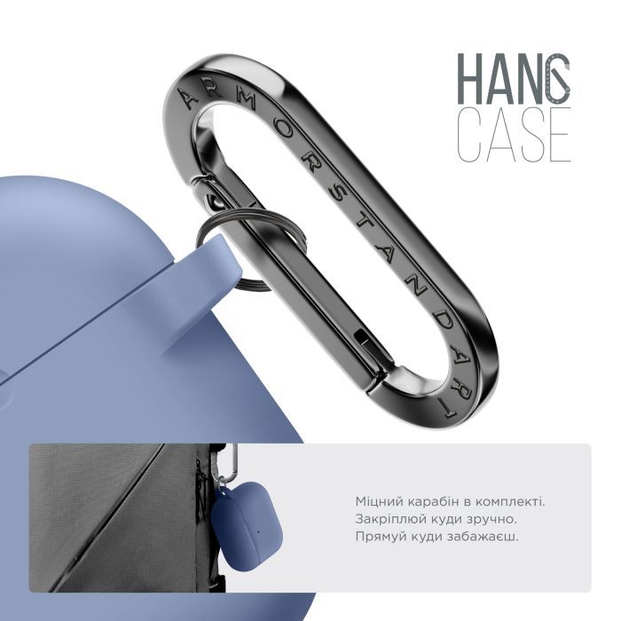 Чехол для наушников Armorstandart Hang Case For Apple AirPods Pro 3 Scarlet (ARM88283) изображение 4