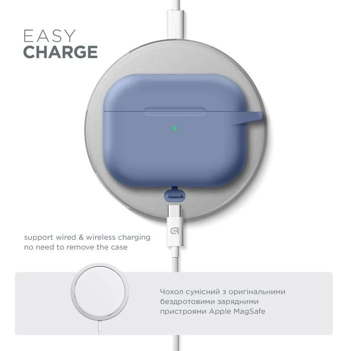 Чехол для наушников Armorstandart Hang Case For Apple AirPods Pro 3 Lavender (ARM88274) изображение 7