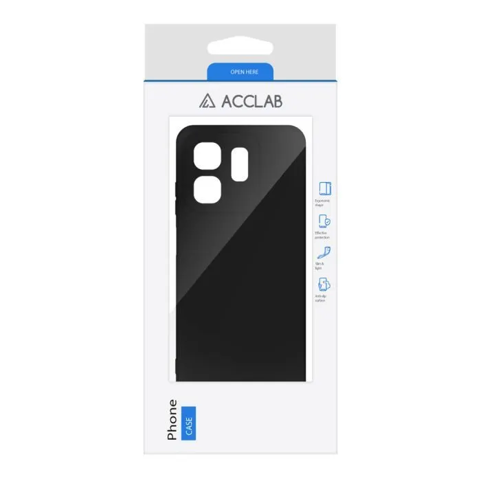 Чохол до мобільного телефона ACCLAB SoftShell Infinix Hot 50i Black (1283126611667) зображення 2