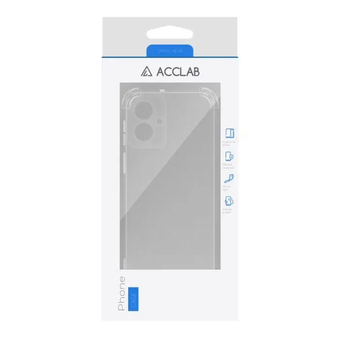 Чохол до мобільного телефона ACCLAB TPU ShockProof Motorola Moto G55 Transparent (1283126616273) зображення 2