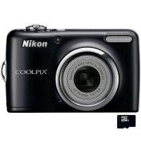 Цифровий фотоапарат Nikon Coolpix L23 black (# VMA751E1)