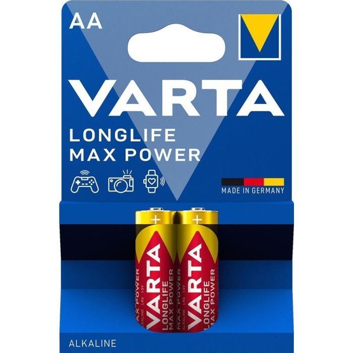 Батарейка Varta AA Longlife Max Power щелочная * 2 (04706101412)