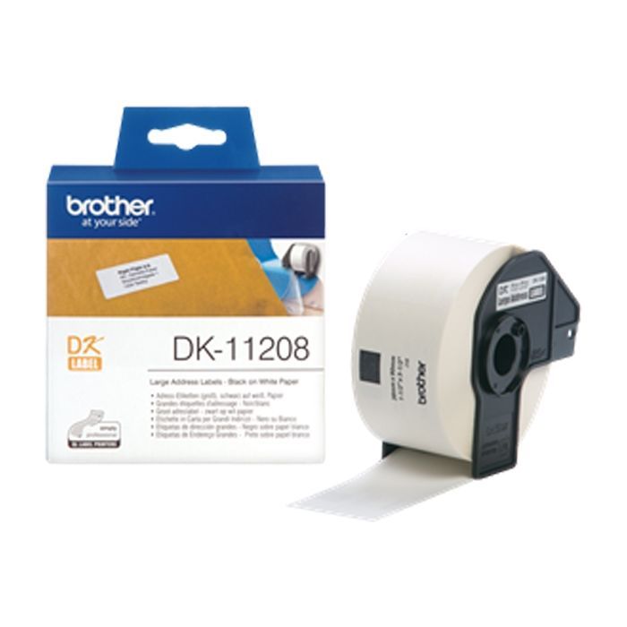 Этикет-лента Brother 38*90 к QL-1060N, QL-570 (DK11208) изображение 2