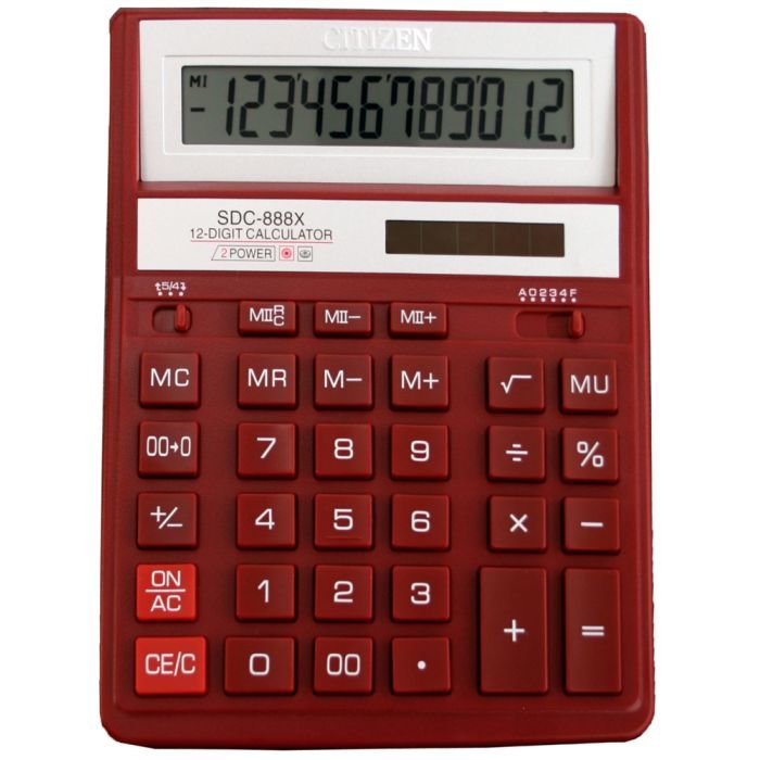 Калькулятор Citizen SDC-888XRD