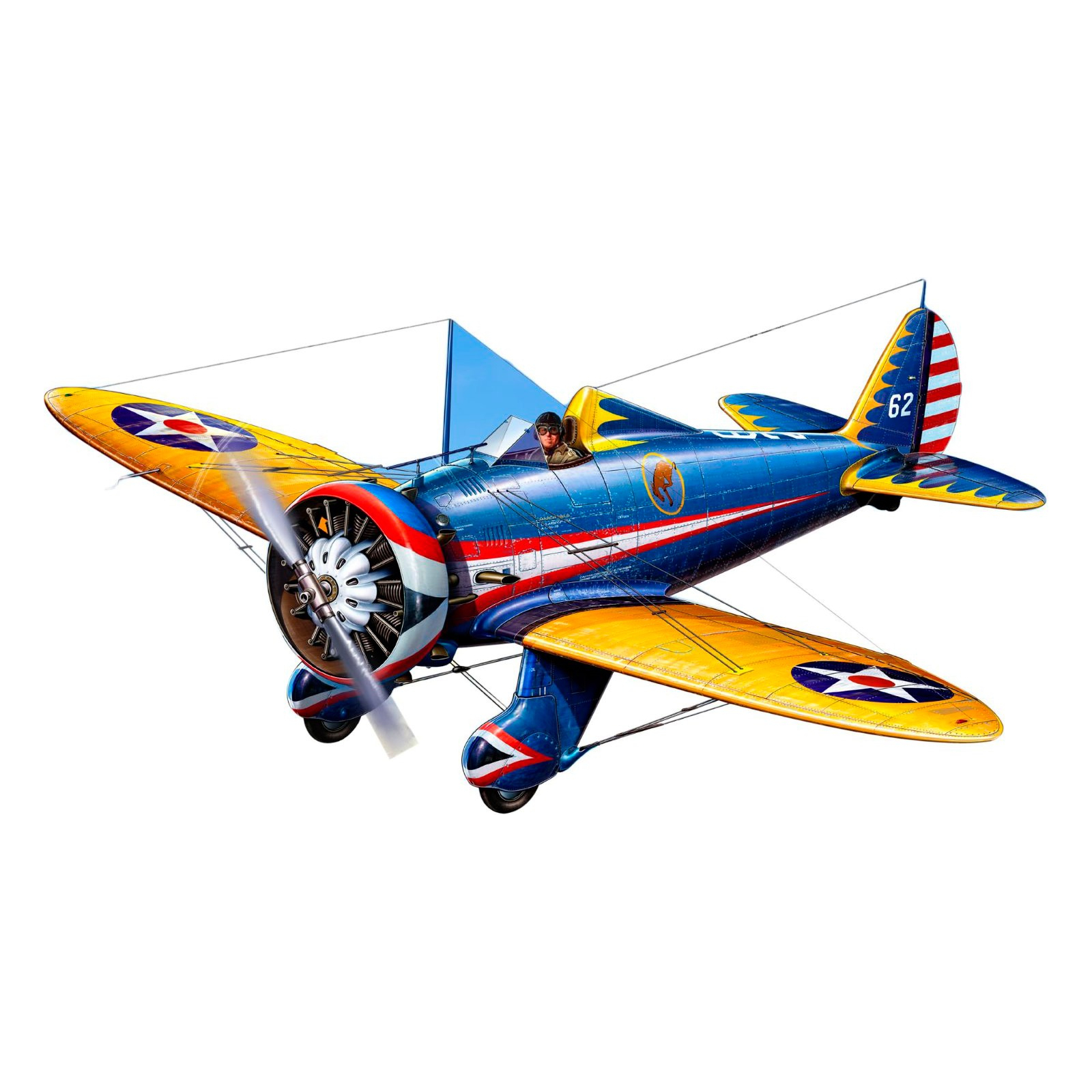 Сборная модель Revell Истребитель P-26A Peashooter 1:72 (3990) изображение 2