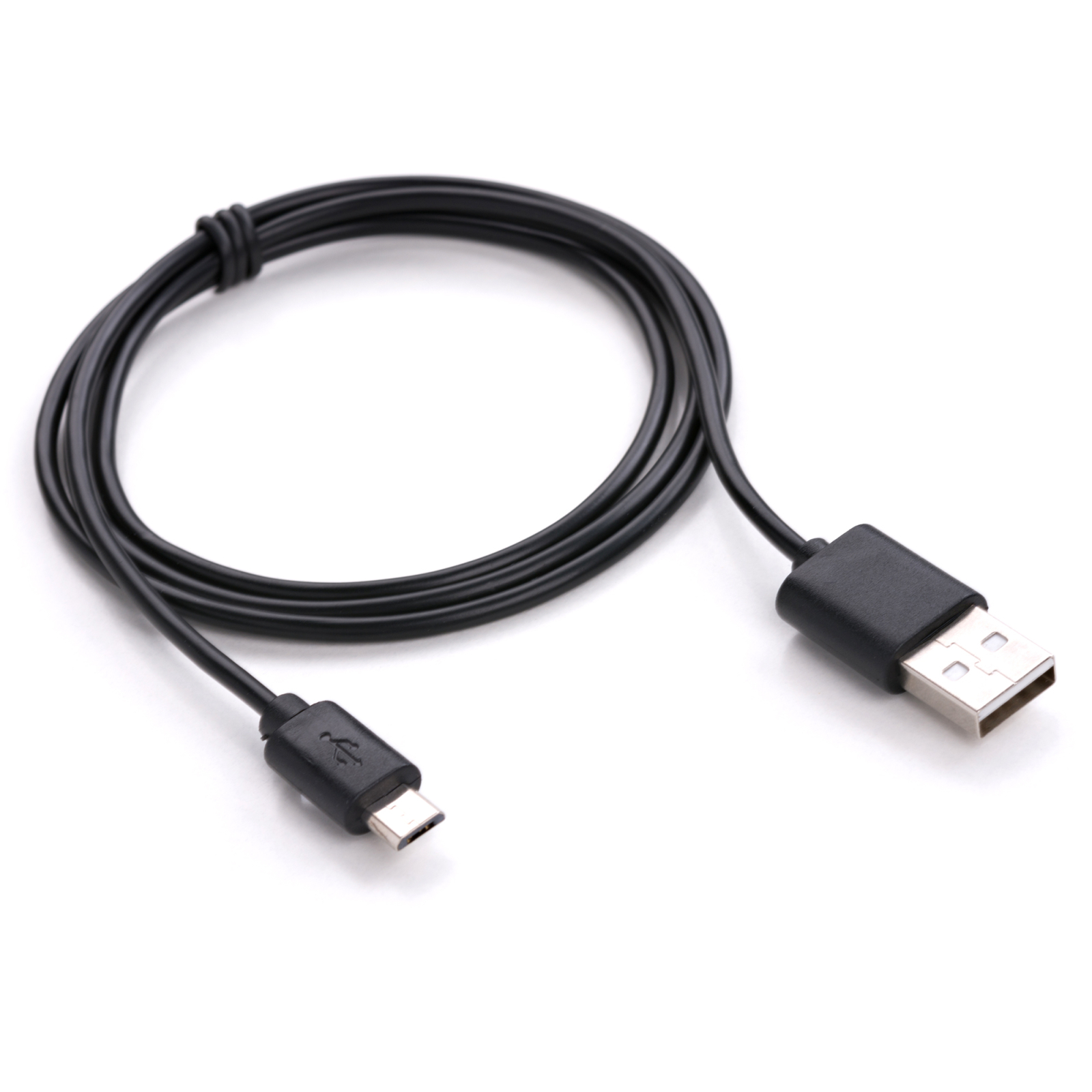 Дата кабель USB 2.0 AM to Micro 5P 1.0m Rainbow M Black Vinga (CUM0100BK) изображение 2