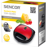 Сендвічниця Sencor SSM 4304 RD (SSM4304RD) зображення 4