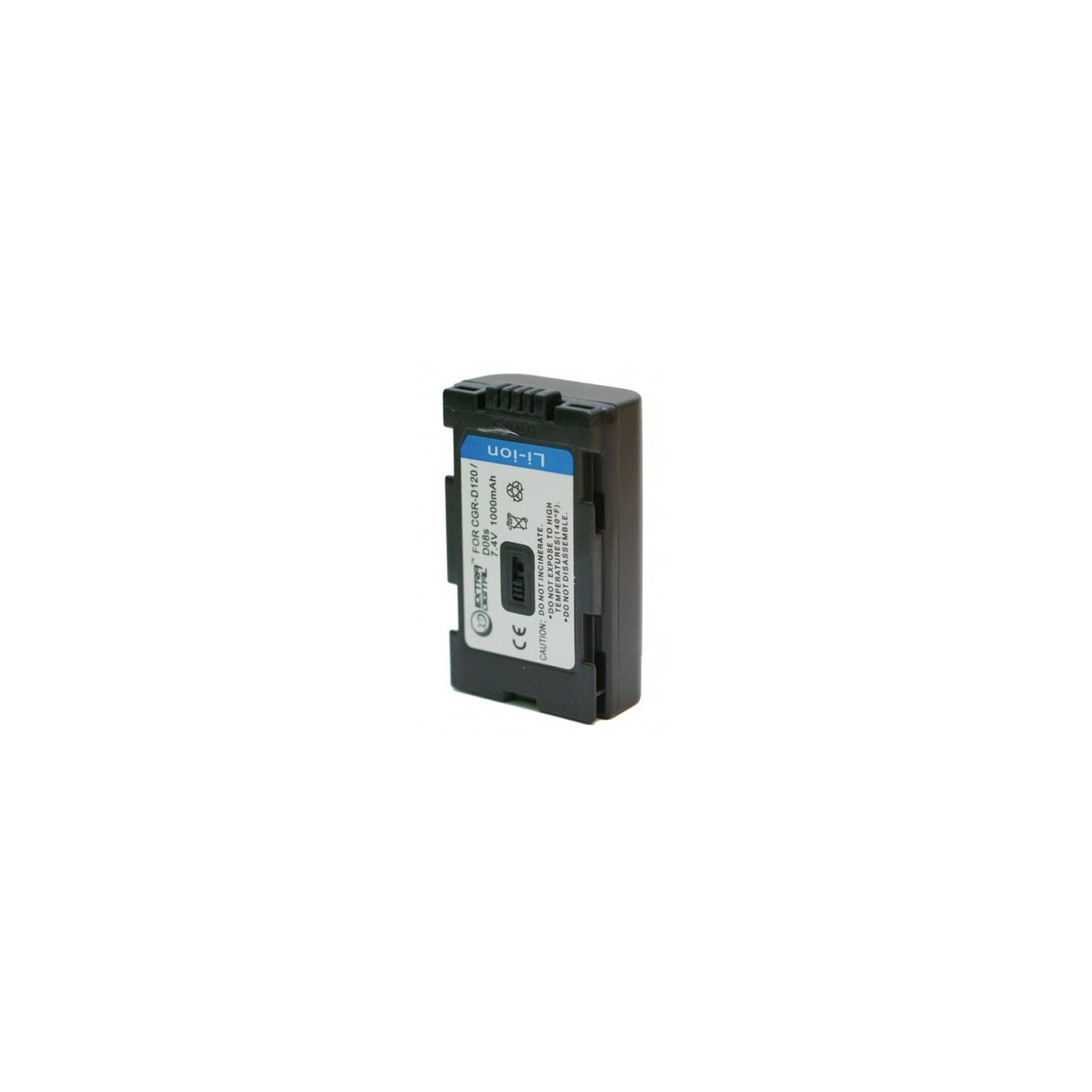 Аккумулятор к фото/видео Extradigital Panasonic D120, D08S (BDP2555) изображение 2