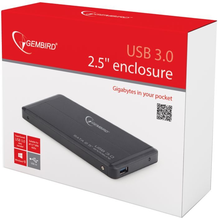 Карман внешний Gembird EE2-U3S-2 изображение 3