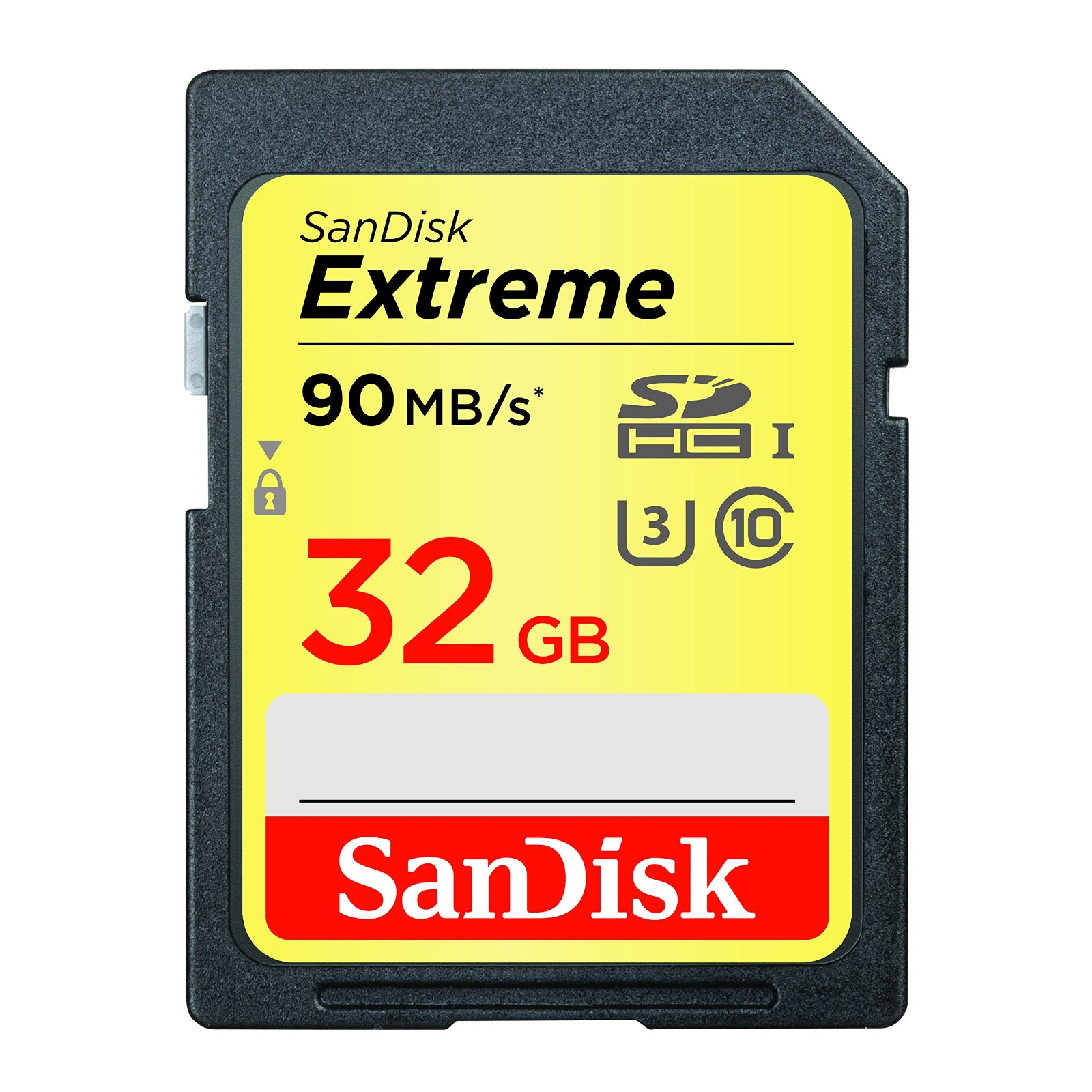 Карта пам'яті SanDisk 32GB SDHC Extreme Class 10 UHS-I U3 (SDSDXNE-032G-GNCIN)