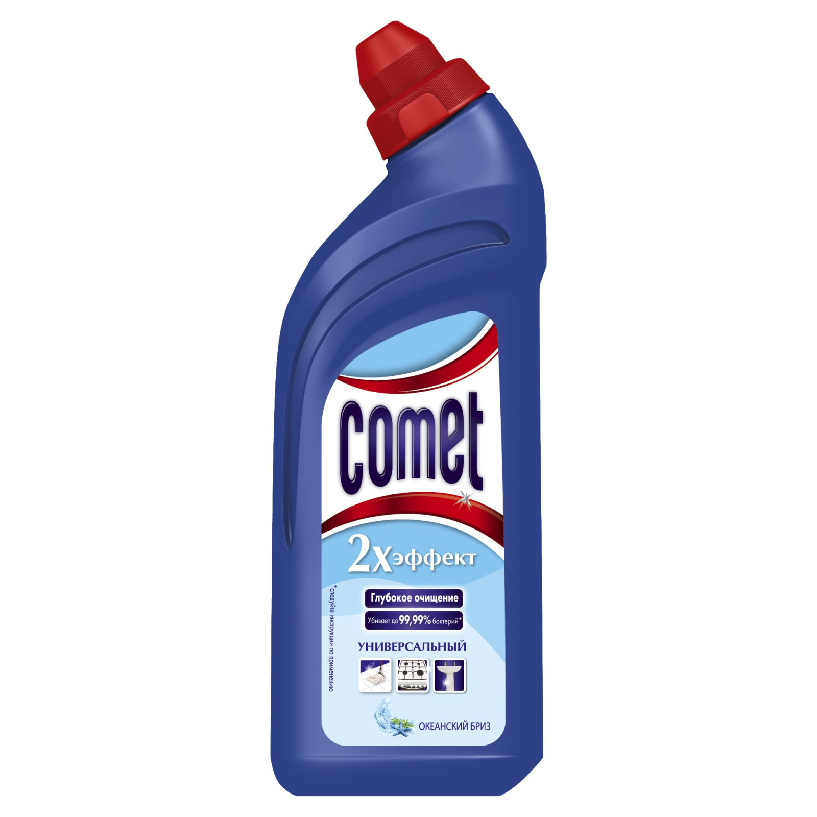 Жидкость для чистки ванн Comet Океанский бриз 500 мл (5413149461345)