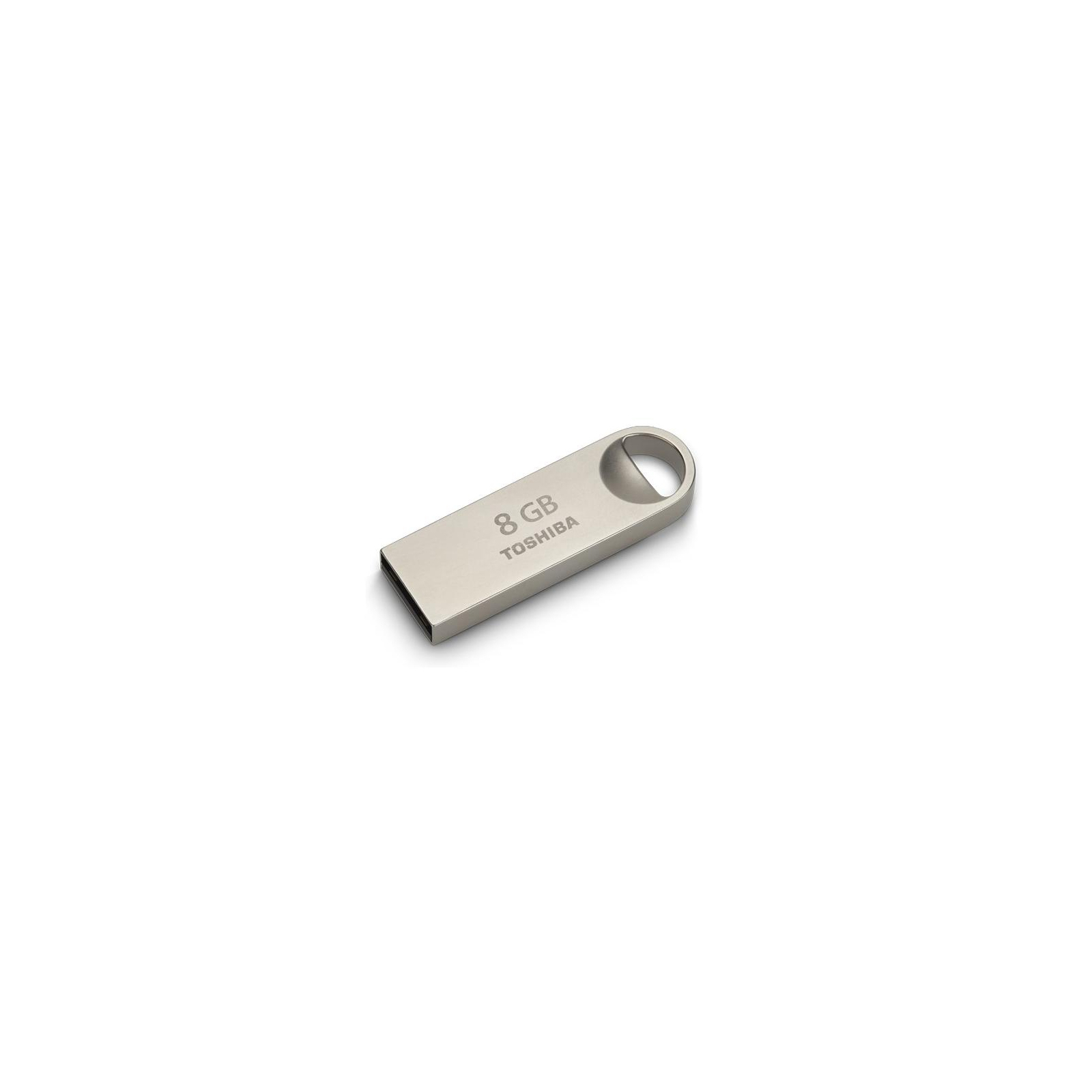 USB флеш накопитель Toshiba 8GB Owari Metal USB 2.0 (THN-U401S0080E4) изображение 4