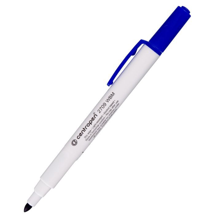 Маркер Centropen Board 2709 1-2 мм, round tip, green (2709/04)