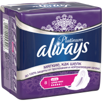 Гигиенические прокладки Always Ultra Platinum Collection Super Plus 8 шт (4015400453246) изображение 2