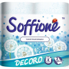Туалетний папір Soffione Decoro 2-слойная белая 4 шт (тп.sf4б)