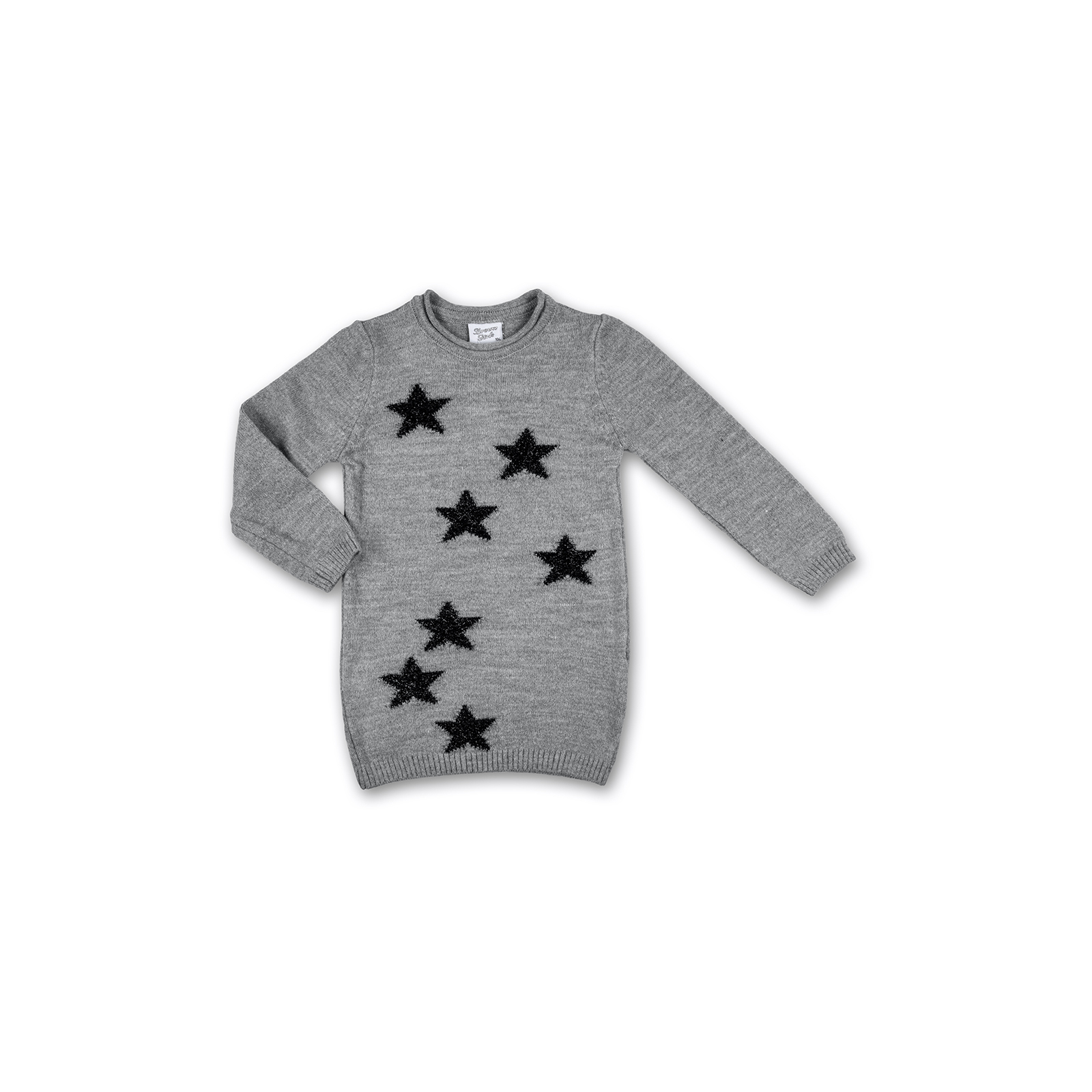 Кофта Breeze джемпер серый меланж со звездочками (T-104-116G-gray)