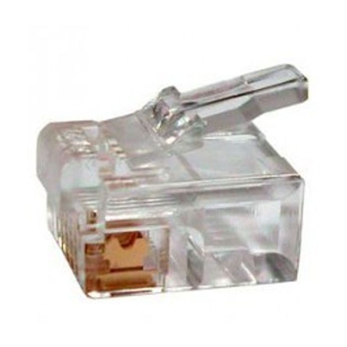 Конектор Eserver RJ12 6P6С, уп. 100шт (WT-6001D) зображення 3