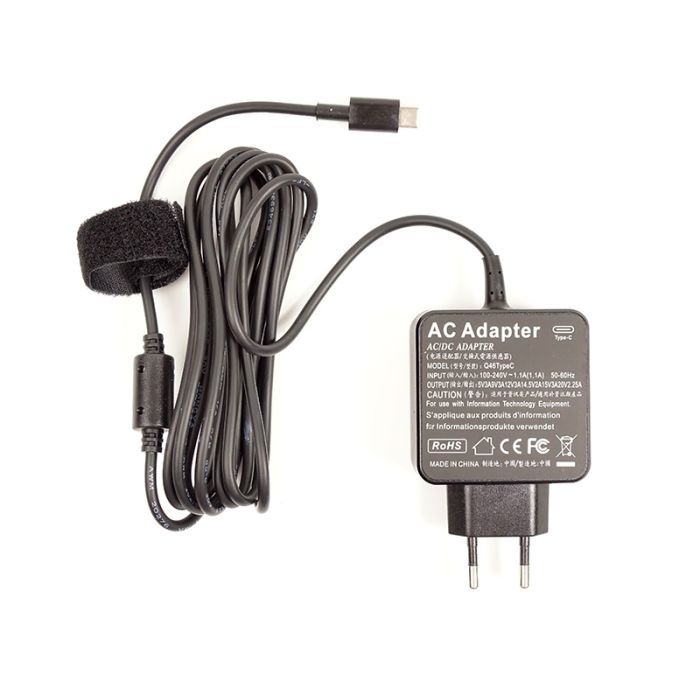 Блок живлення до ноутбуку PowerPlant 45W Type-C Универсальный, 20V, 2.25A (NA700059) зображення 2