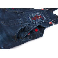 Комбинезон детский A-Yugi джинсовый утепленный (1074-98B-blue) изображение 5