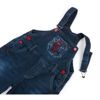 Комбинезон детский A-Yugi джинсовый утепленный (1074-98B-blue) изображение 7