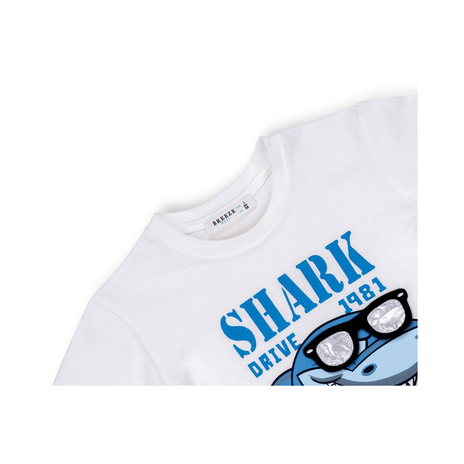 Набор детской одежды Breeze с акулой в очках (10931-98B-beige) изображение 7