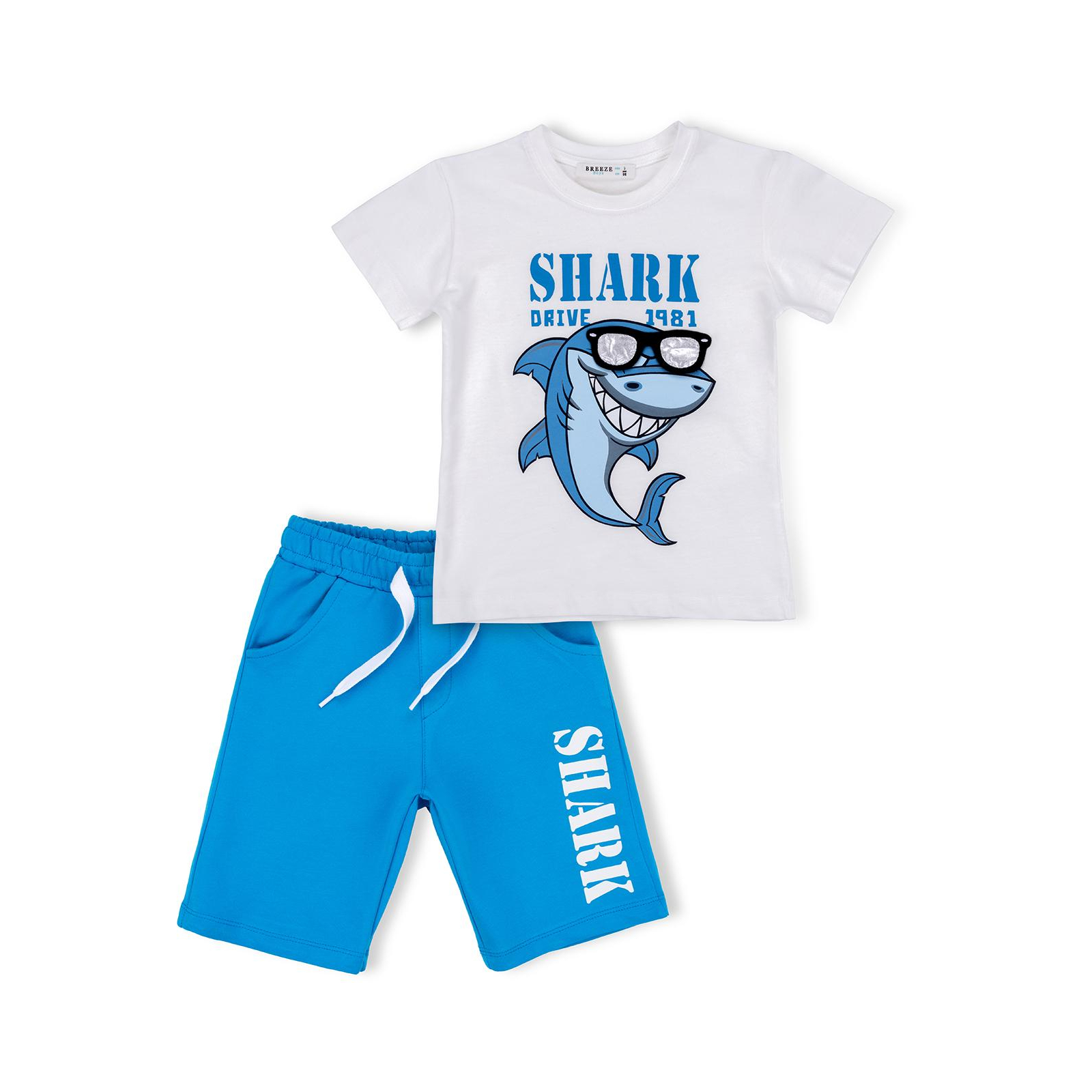 Набор детской одежды Breeze с акулой в очках (10931-98B-beige)