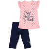 Набір дитячого одягу Breeze з коронкою з паєток (10133-110G-peach)
